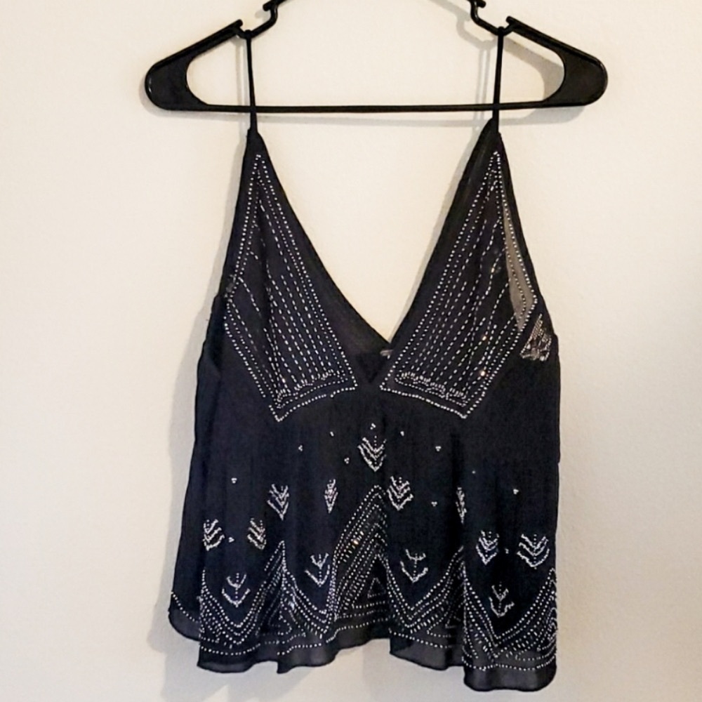 Free People Lost In You Beaded Tank - Picture 5 of 6